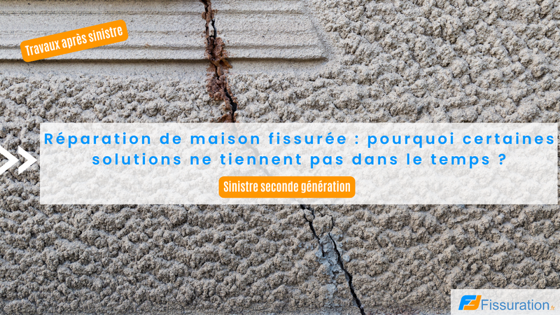 Réapparition des fissures après travaux et sinistre seconde génération